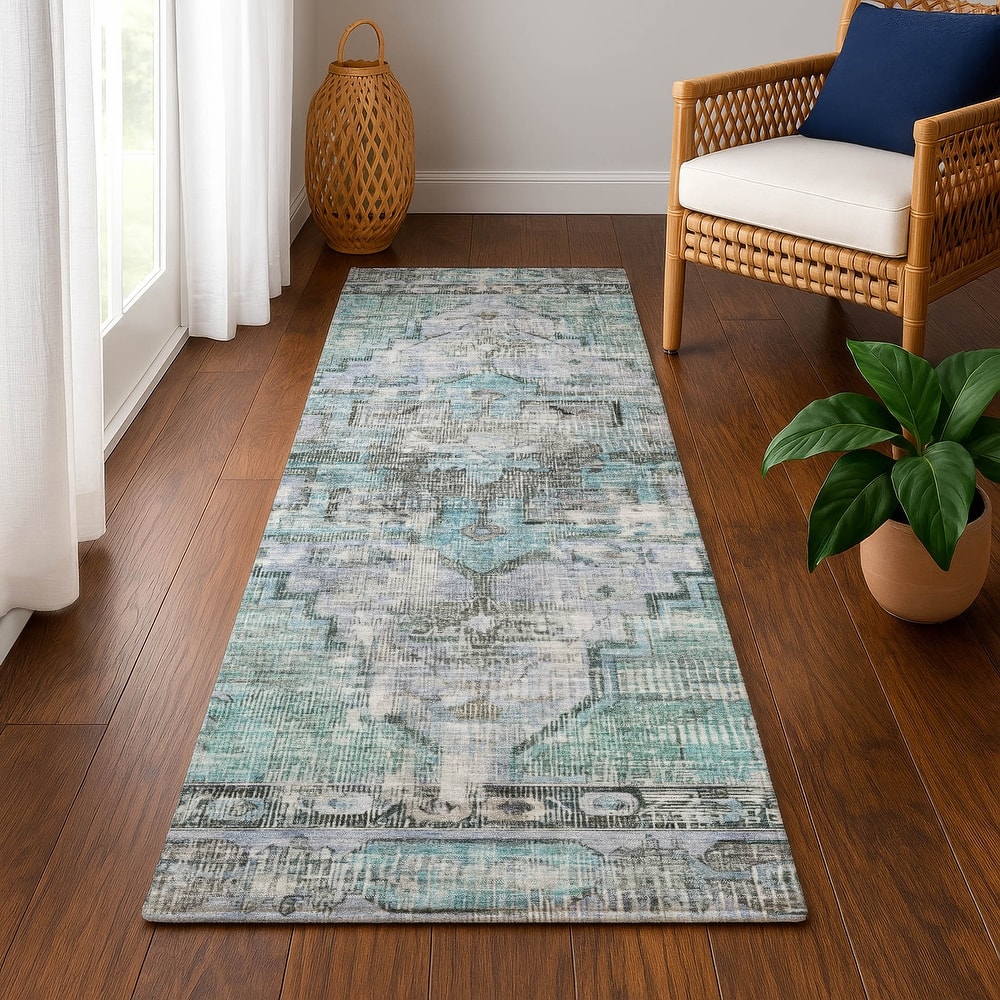 Premium Washable Super Soft Vintage Traditional Mayfield Rug