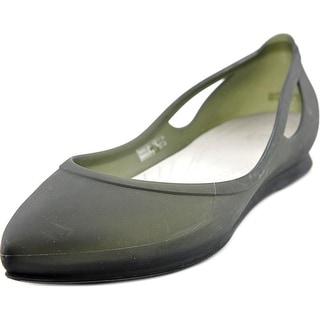 crocs flats pointed toe