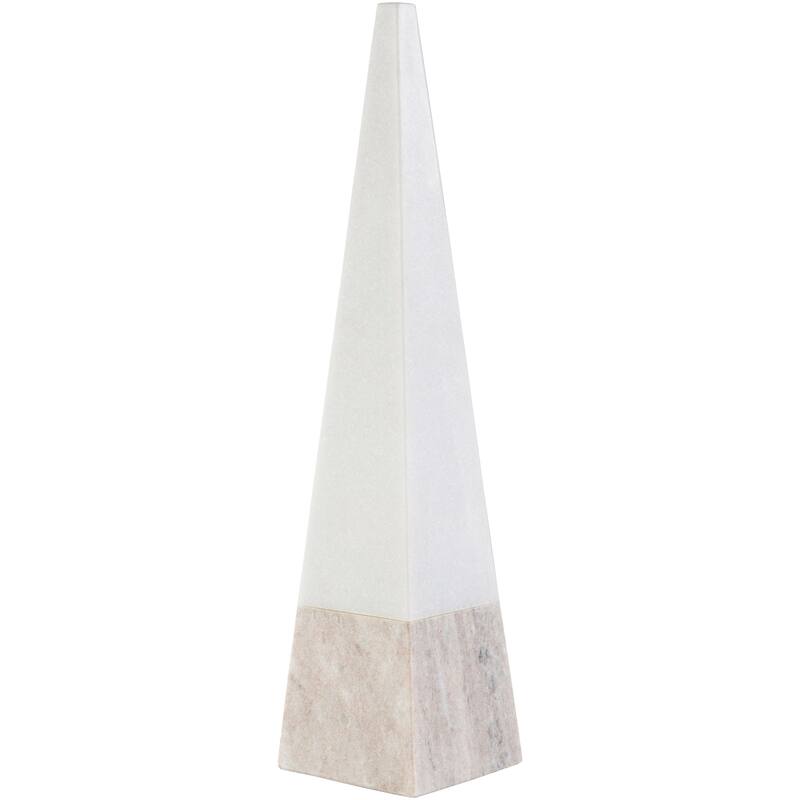 Pylona White Marble Updated Traditional Decorative Sculpture