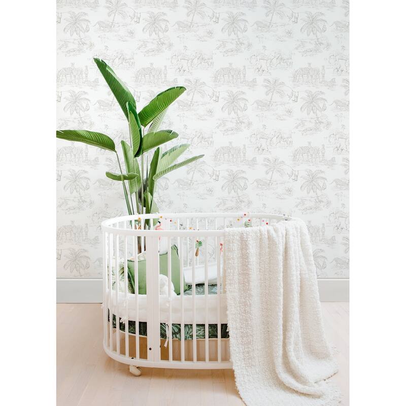 Chesapeake Boheme Platinum Animals Wallpaper - 20.9 x 396 x 0.025