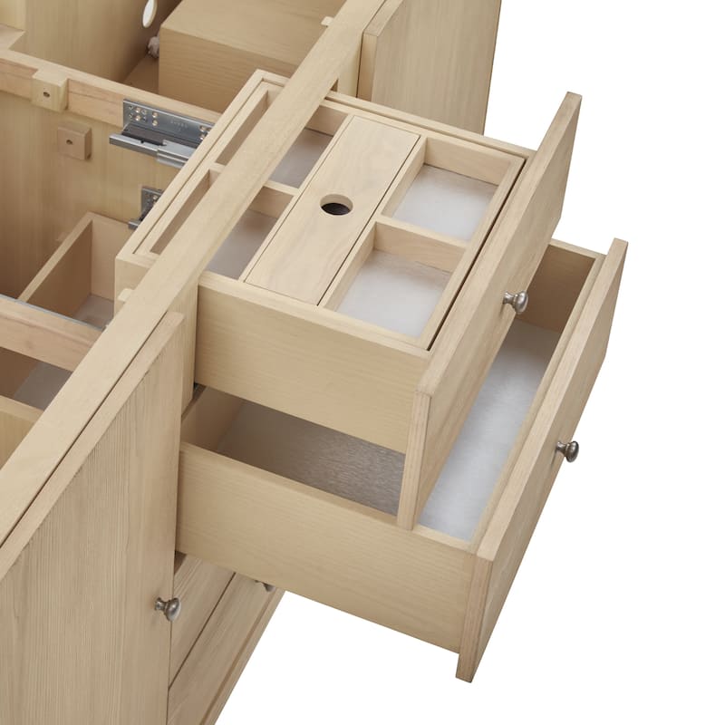 Gracyn 72" Double Vanity, Coastal Driftwood - 72