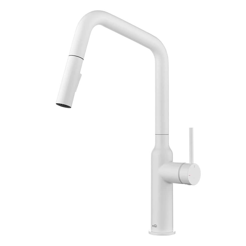 High Arc Single Lever Kitchen Faucet with Pull Down Sprayer