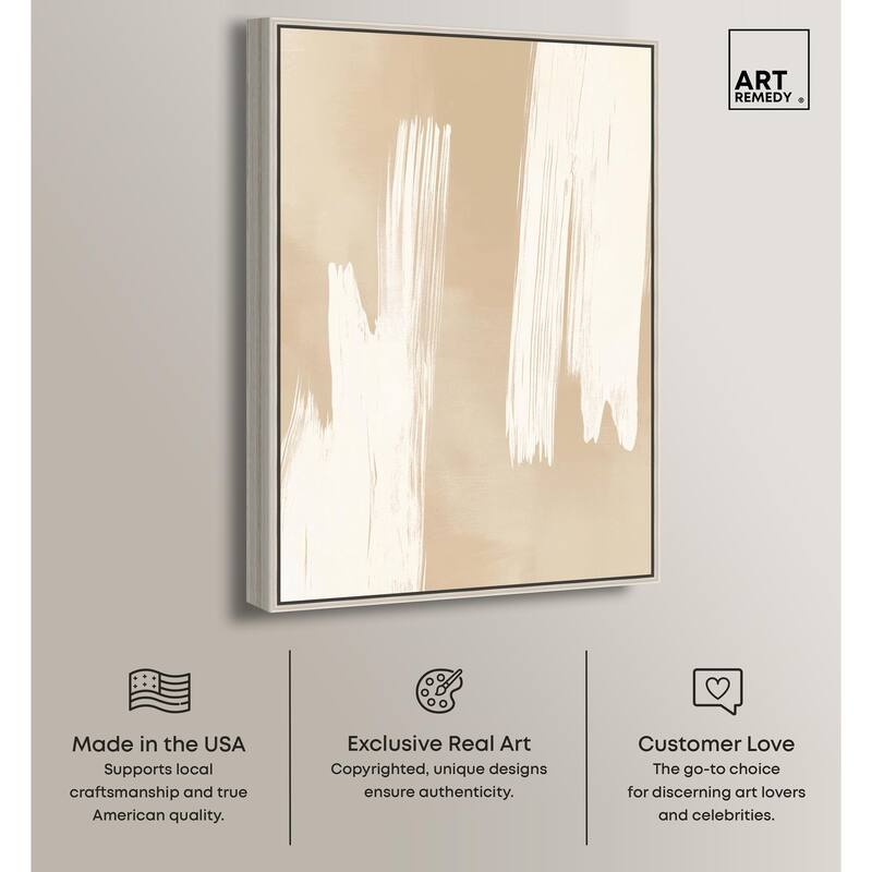 Gestural Grains II Canvas by Art Remedy