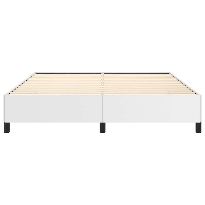 vidaXL Bed Frame, Faux Leather, No Mattress