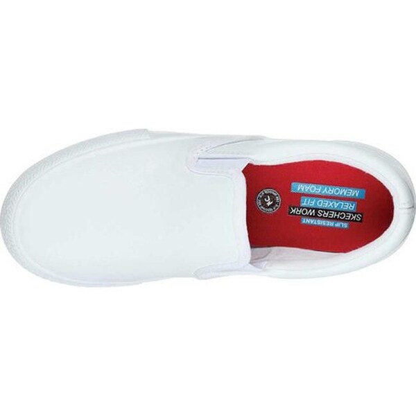 skechers gibson brogna white