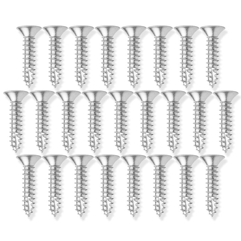 Wood Screws 9 x 1in for Door Hinges 25 pack