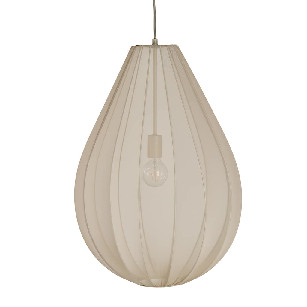Hanging Cocoon Fabric Pendant Lamp