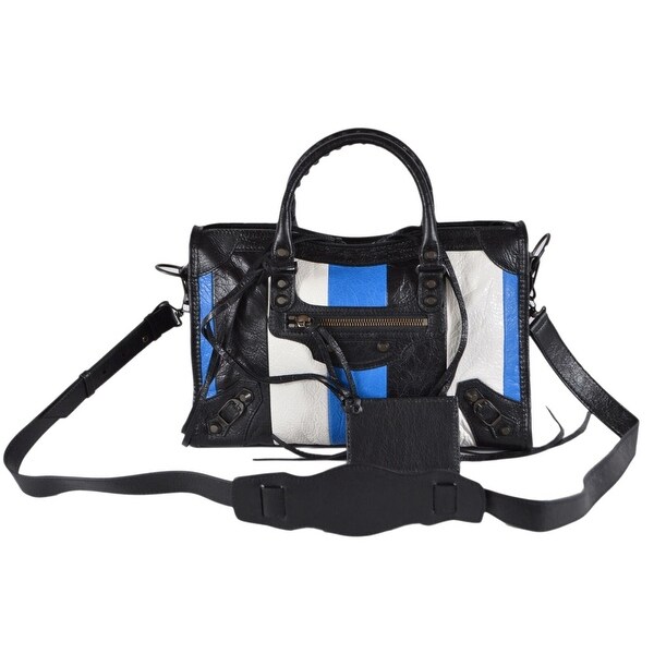 small blue purse