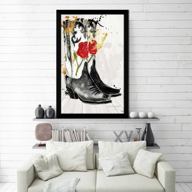 "These Boots" by Jodi Print on Acrylic