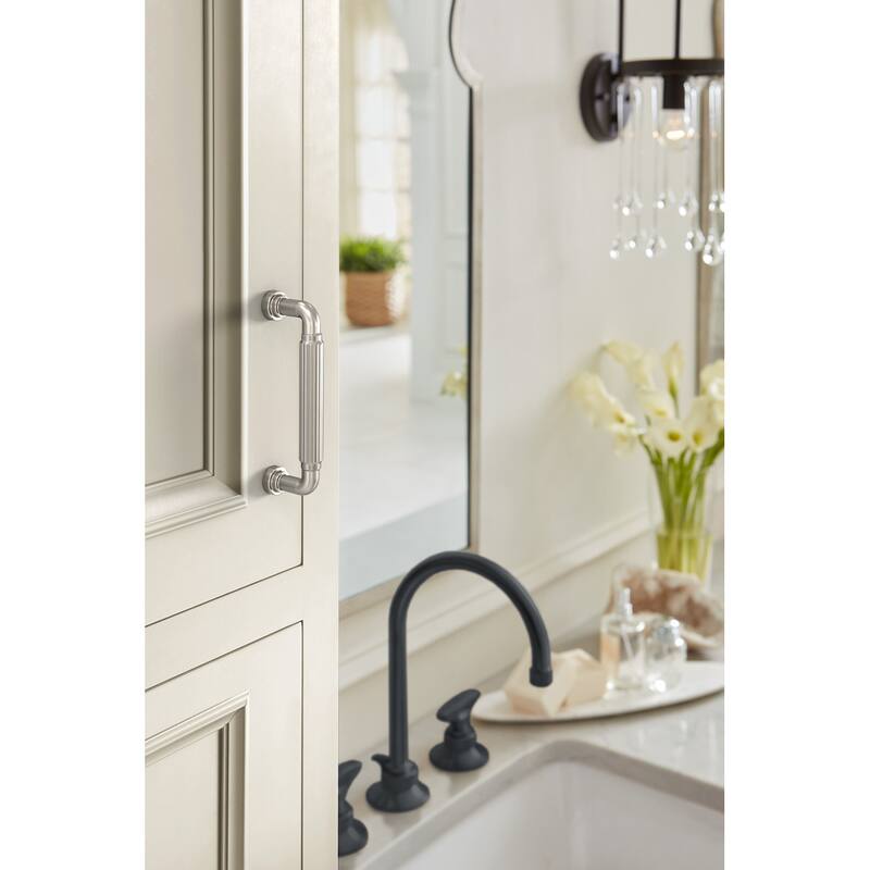 Amerock BP37702 Cowrie 3-3/4" Center to Center Fluted Handle Cabinet