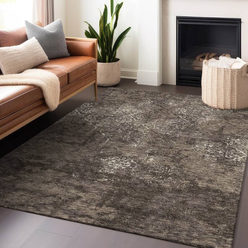 Premium Washable Super Soft Vintage Trellis Mayfield Rug