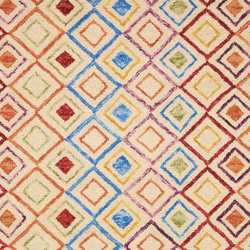 HomeRootsGeometric Bohemian Rectangle Area Rug - 72' X '48' X '0.5