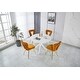 preview thumbnail 5 of 19, Modern chair(set of 2 ) with iron tube legs, soft cushions and comfortable backrest, hairball back