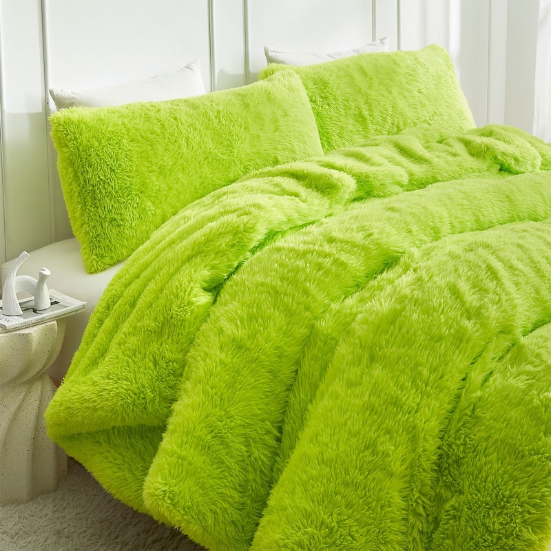 Full of Fluff - Coma Inducer® Oversized Comforter Set - Green Screen