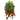 3.5' Geranium & Areca Palm Artificial Plant - 28"D x 28"W x 42"H