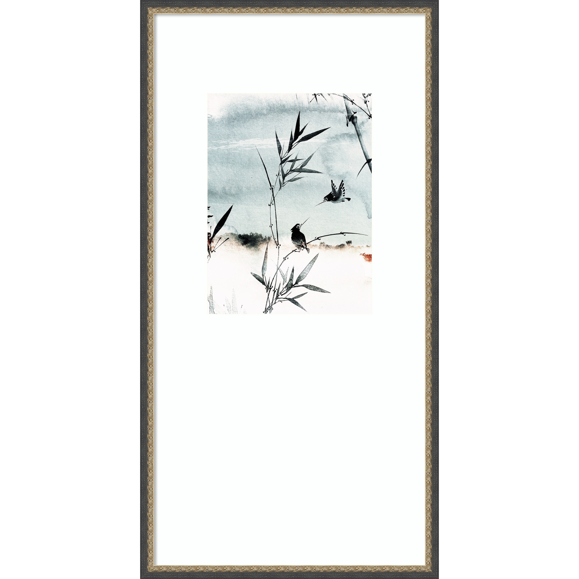 Whispering Bamboo by Treechild Wood Framed Wall Art Print