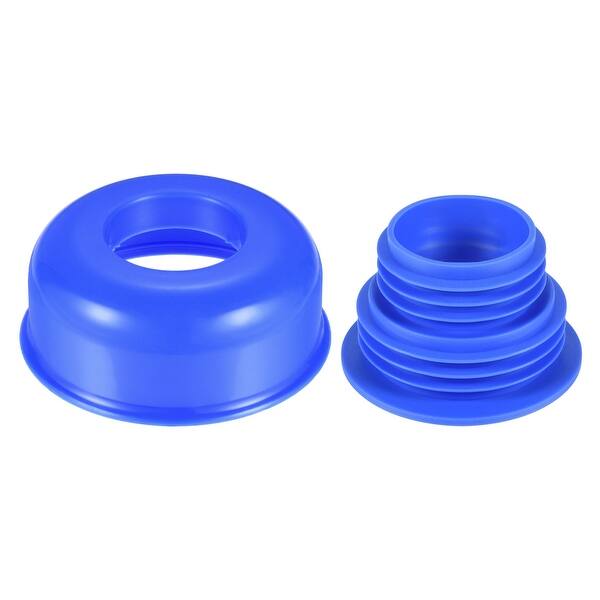 Drain Pipe Seal Hose Silicone Plug Sewer Sealing with Cover Blue - Bed ...
