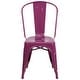 preview thumbnail 36 of 164, Metal Indoor/ Outdoor Stackable Bistro Chair (Set of 4)
