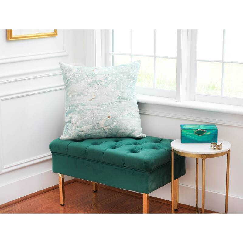 Marble Juniper Pillow