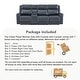 preview thumbnail 67 of 85, Leo Power Wall Hugger Reclining Sofa with Multi-Function Console