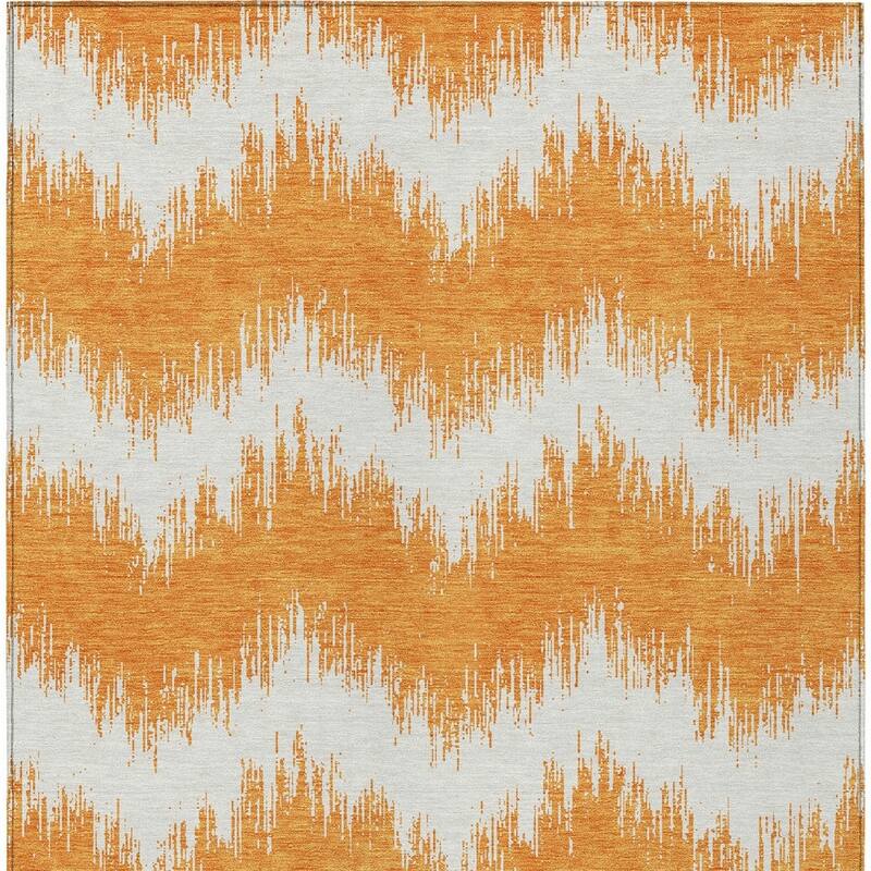 HomeRoots Chevron Transitional Rectangle Outdoor Rug