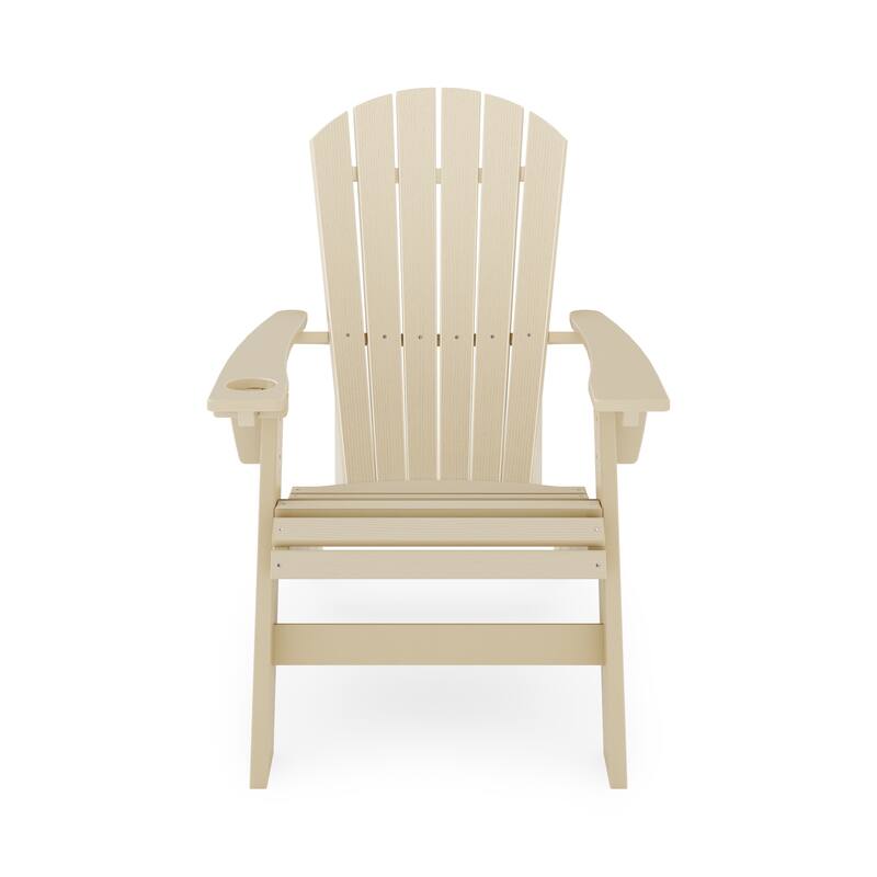 Adirondack Chair - Sturdy Hdpe Poly Lumber For Poolside, Patio, And Garden Relaxation