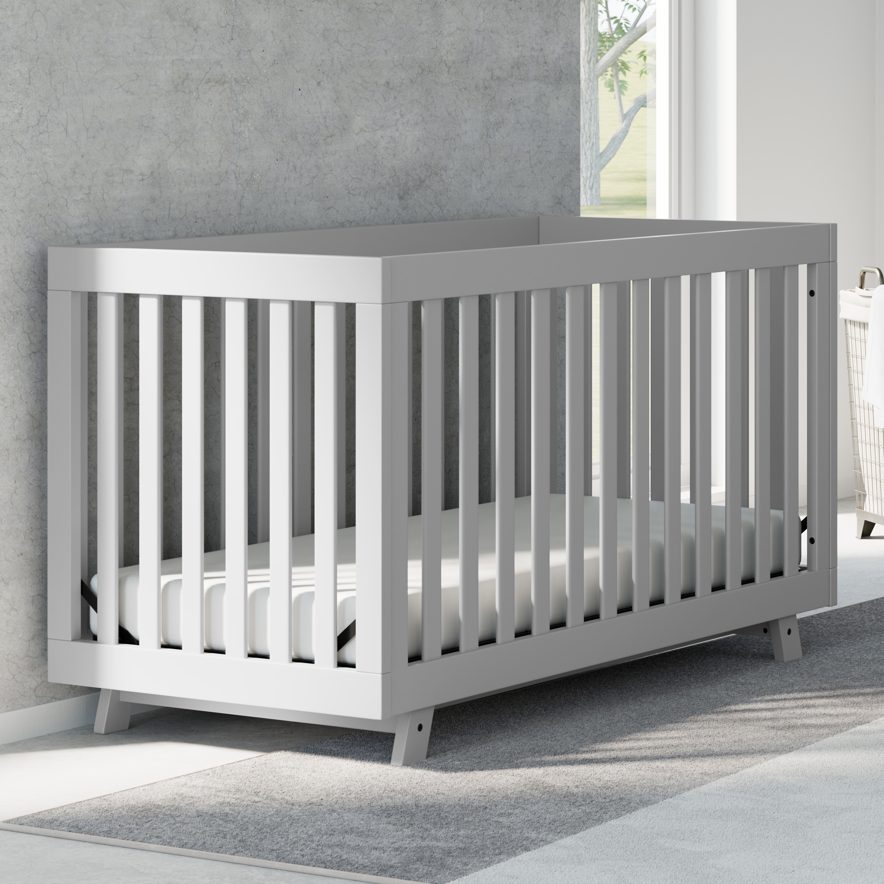 Storkcraft Beckett 3 in 1 Convertible Pine Wood Crib with