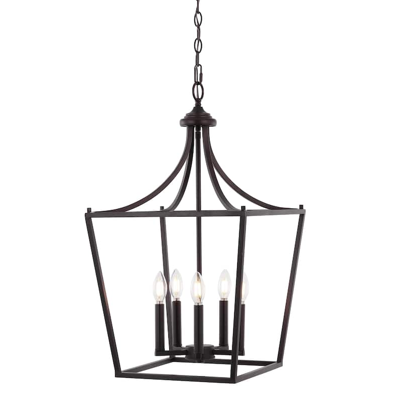 Camden Light Iron Classic Midcentury Pendant Lantern by JONATHAN Y