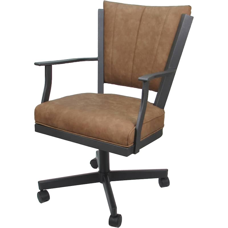 Montana Swivel Metal Dining Caster Chair on Reading Base