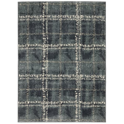 Celestia Vintage Plaid Area Rug