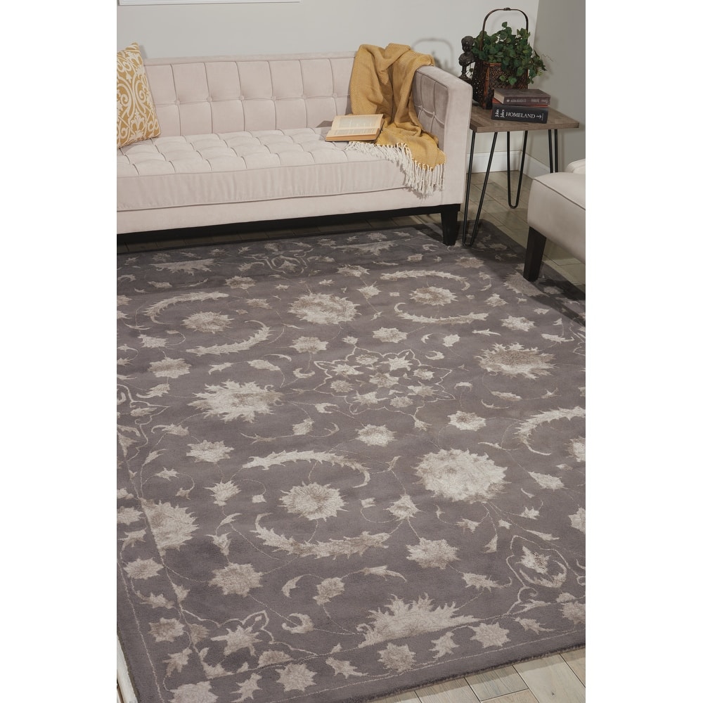 Nourison Symphony Hand-tufted Shimmering Floral Area Rug