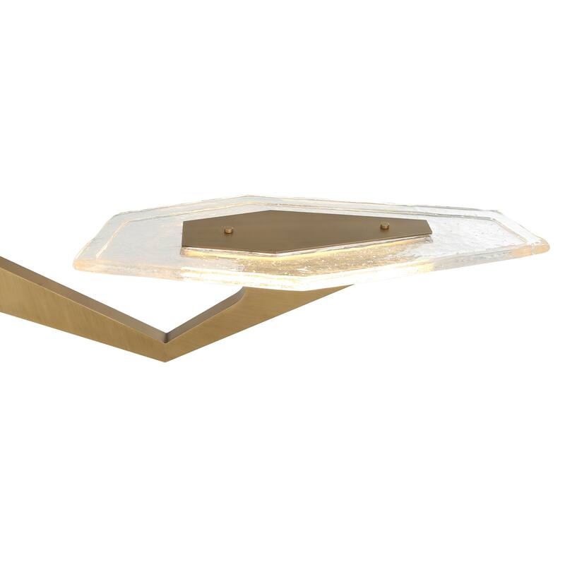 Varaluz Down the Wrong Path 2-Light Linear Pendant - Brass Kisser