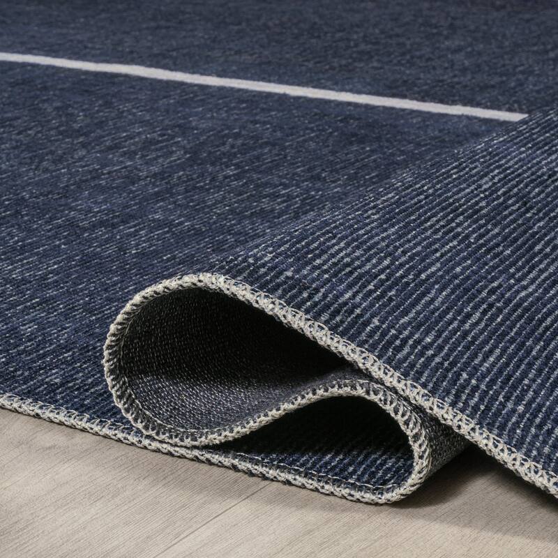 JONATHAN Y Korsa Medallion Textured Weave Machine Washable Area Rug