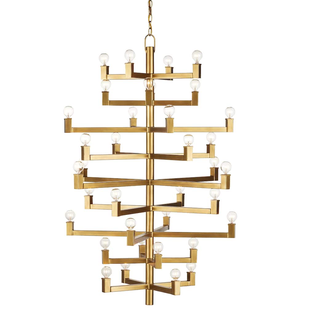 Currey & Company Andre Large Chandelier - 51.5"h x 38"w x 38"d