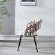 preview thumbnail 8 of 8, Modern chair(set of 2 ) with golden color iron tube legs, soft cushions and comfortable backrest, hairball back