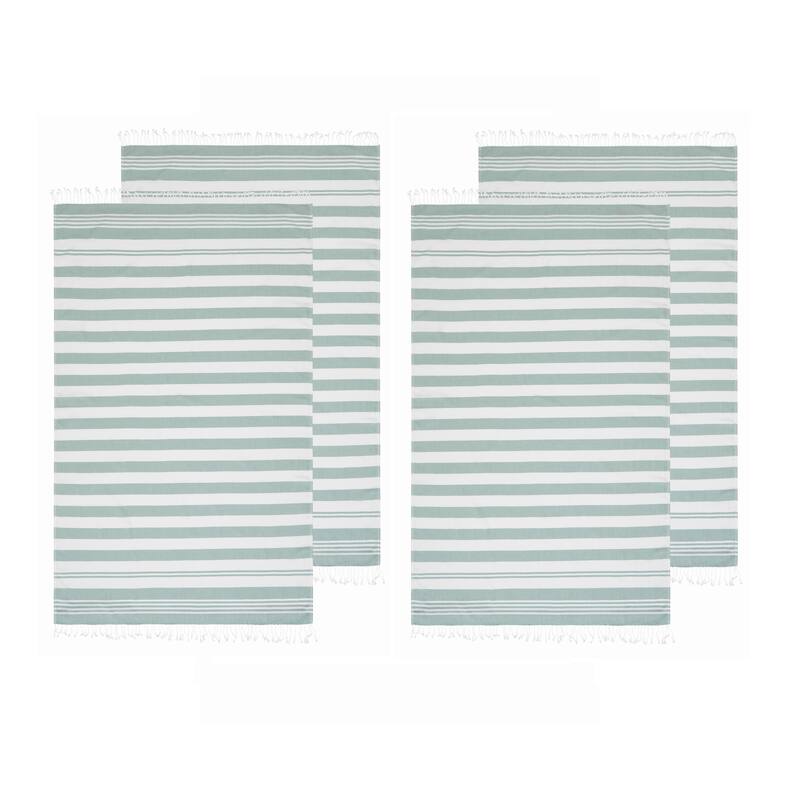 Oceanfront Resort Salty Stripe 4 Pack Sand Free Beach Towel