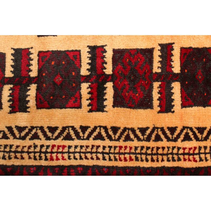 ECARPETGALLERY Hand-knotted Teimani Beige Wool Rug - 3'0 x 4'7