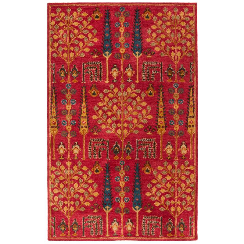 SAFAVIEH Handmade Heritage Kylee Traditional Oriental Wool Rug