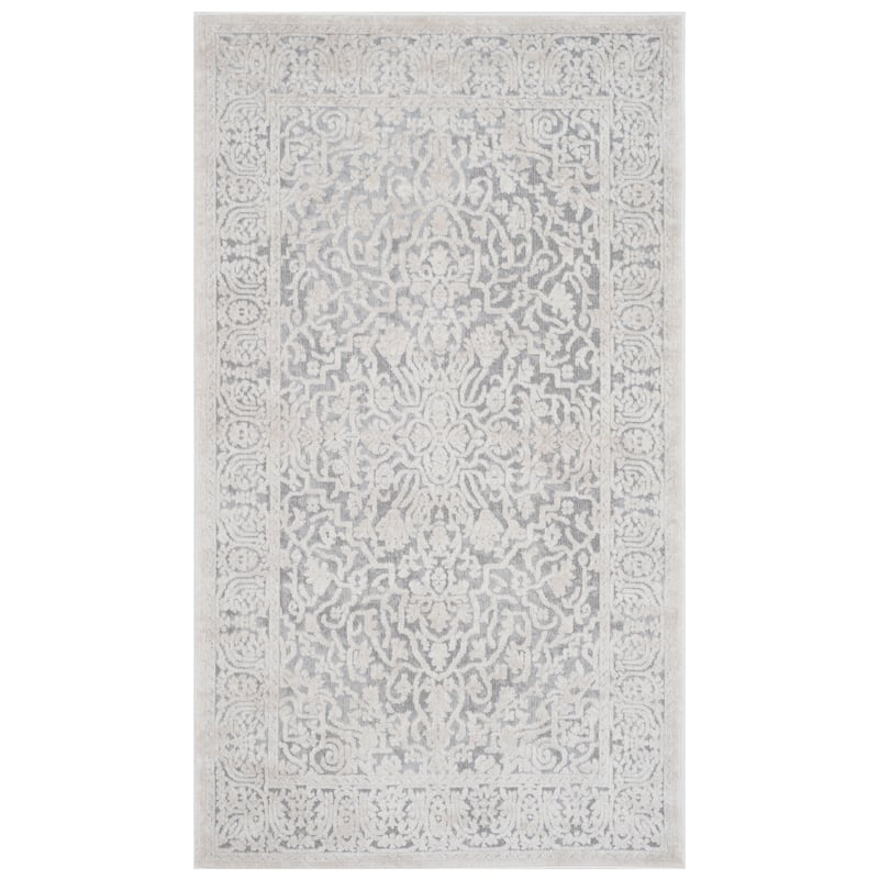 SAFAVIEH Reflection Suhad Oriental Rug - 2'3" x 4' - Light Grey/Cream - Rectangle