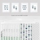 preview thumbnail 2 of 4, Sweet Jojo Designs Grey Navy Blue Mint Woodland Mod Arrow Collection Wall Decor Art Prints (Set of 4) - Dream Big