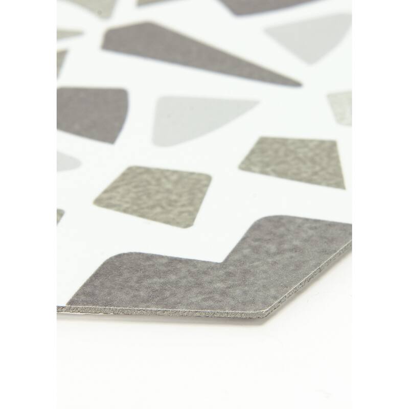 FloorPops Ribera Peel & Stick Hexagon Floor Tiles