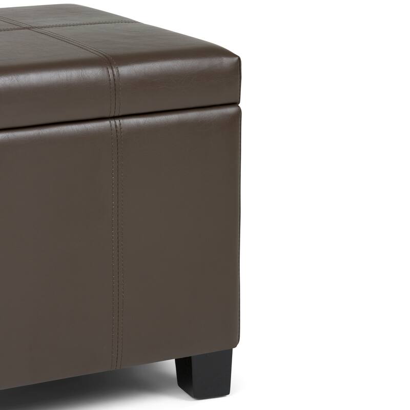 WYNDENHALL Lancaster 36 inch Wide Contemporary Rectangle Storage Ottoman