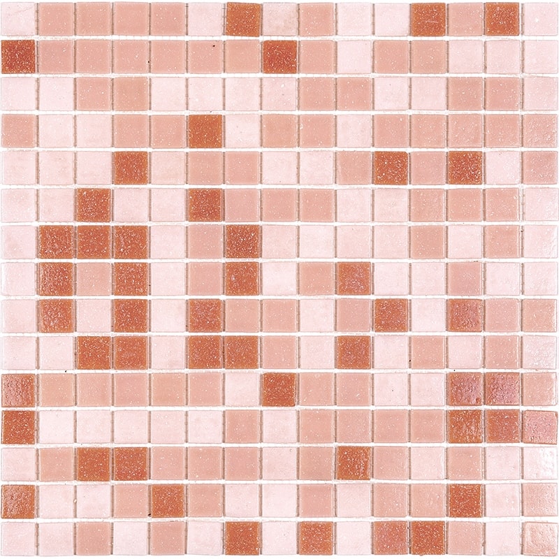 Apollo tile 12" x 12" Mingles Glossy Peach Pink Glass Tile (20 sq ft/case) - 20 Pack