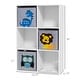 preview thumbnail 3 of 5, Qaba Children's Toy Organizer, Toy Storage with 3 Storage Bins and Cute Animal Design, Toy Shelf for Kids 3+ Years Old, White