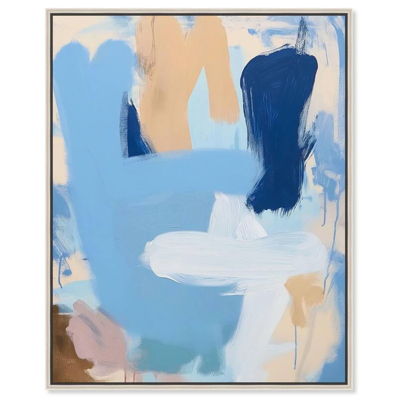 Sky and Sunlight II Canvas by Art Remedy - 30" x 36" - Silver