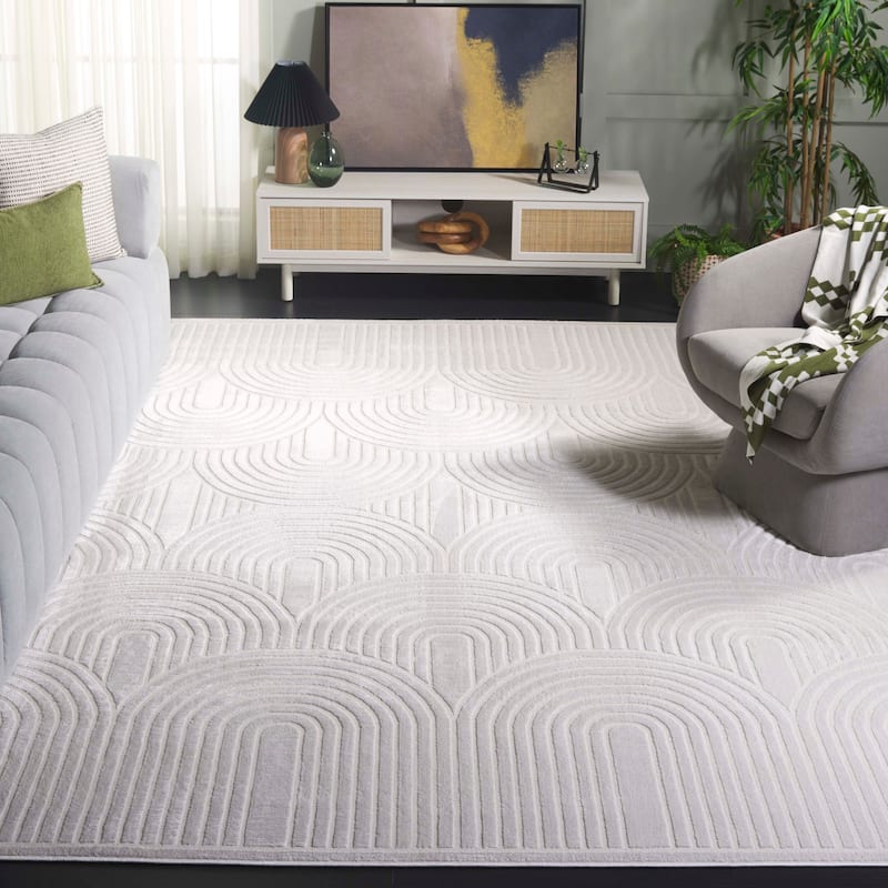 SAFAVIEH Saylor Sherene Modern & Contemporary Rug - 10' x 14' - Ivory