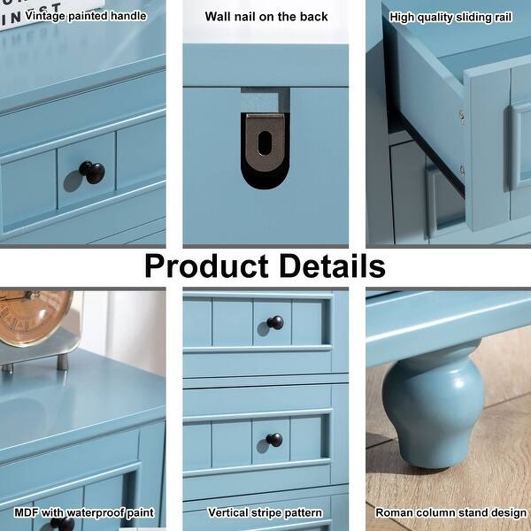 4 Drawer Dresser,Blue Dresser for Bedroom,Tall Accent Dresser with Deep Drawers,Chest of Drawers with Handles - Bed Bath & Beyond - 38233687 4 Drawer Dresser,Blue Dresser for Bedroom,Tall Accent Dresser with Deep Drawers,Chest of Drawers with Handles - Bed Bath & Beyond - 38233687