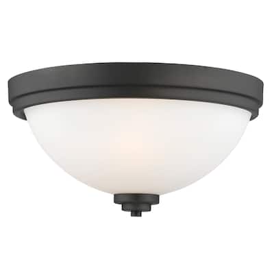 Z-Lite Ashton 3 Light 15" Wide Flush Mount Bowl Ceiling Fixture