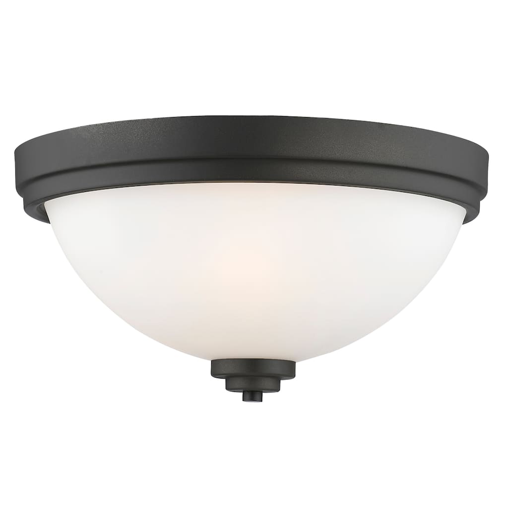 Z-Lite Ashton 3 Light 15" Wide Flush Mount Bowl Ceiling Fixture