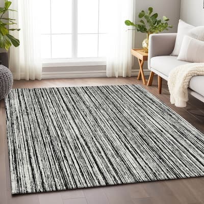 Premium Washable Super Soft Striped Mayfield Rug